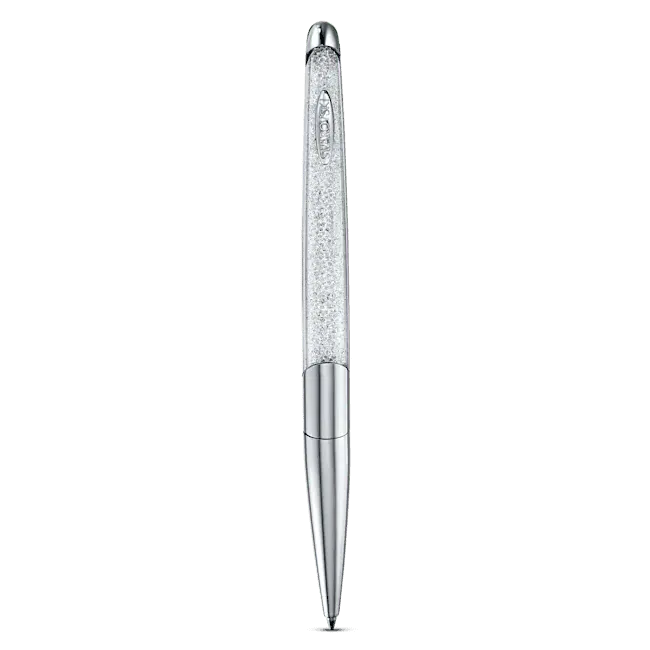 Swarovski Crystalline Nova Ballpoint Pen Silver Tone Chrome Plated