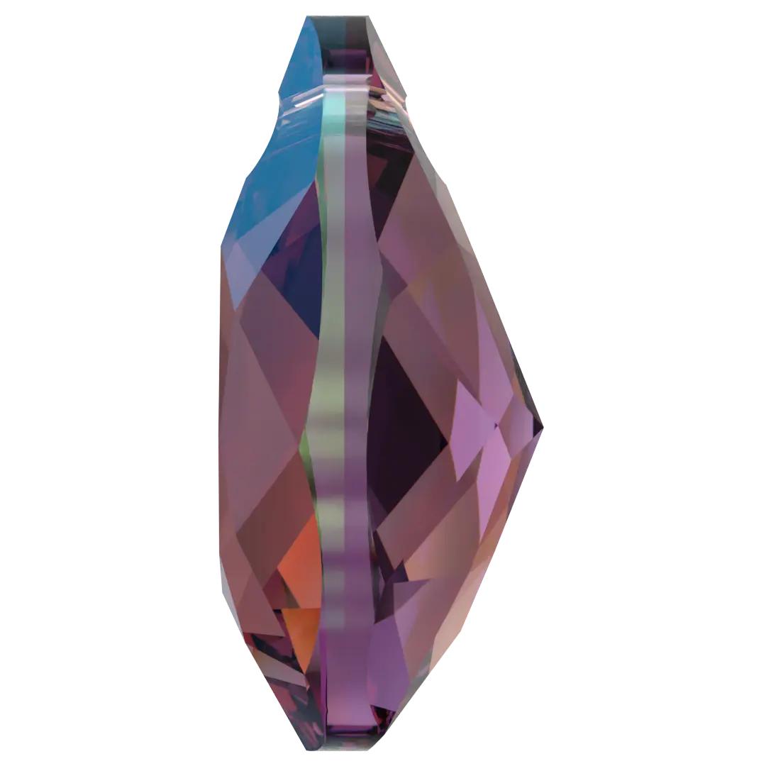 Swarovski Pendants Pear Cut (6433) Amethyst Shimmer