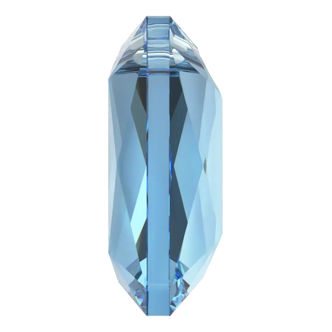 Swarovski Pendants Emerald Cut (6435) Aquamarine