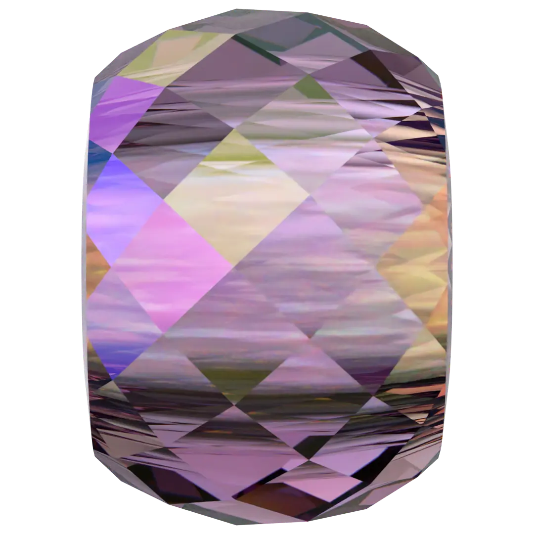 Swarovski Crystal Beads Briolette XXL Hole (5043) Amethyst Shimmer 2X