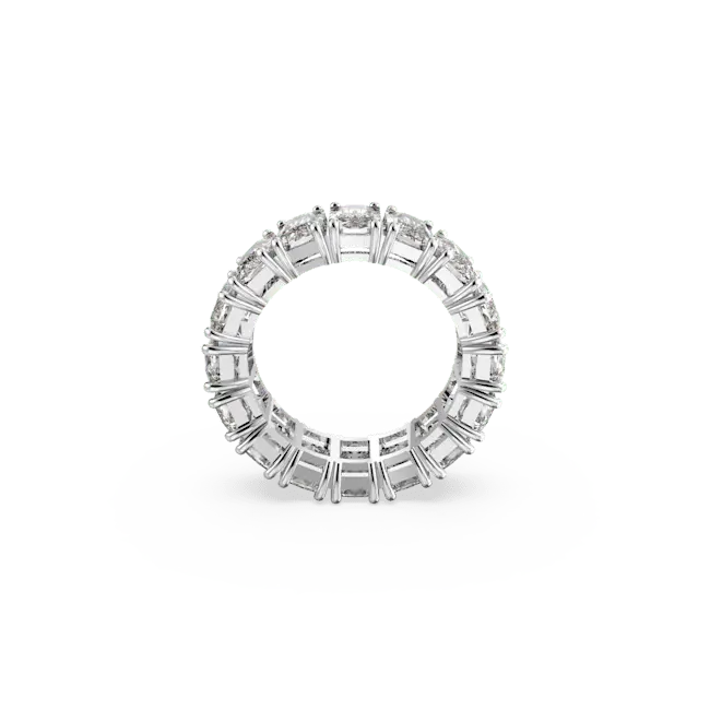 Swarovski Matrix Vittore Ring Rectangular Cut White Rhodium Plated