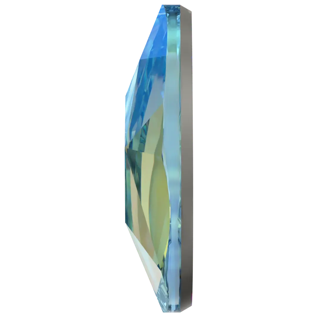 Serinity Flat Back Crystals Non Hotfix Pear (2303) Aquamarine Shimmer