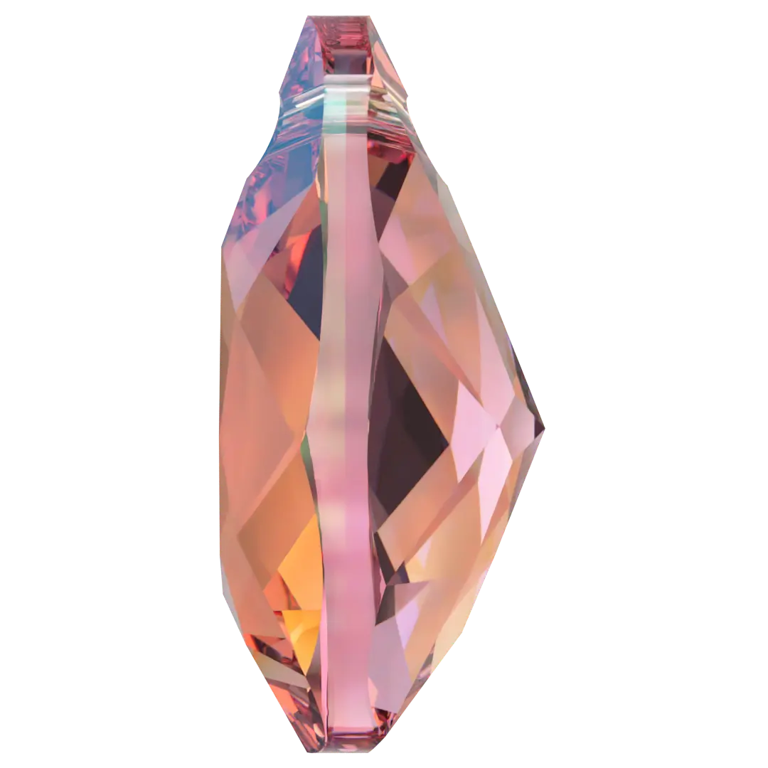 Swarovski Pendants Pear Cut (6433) Light Rose Shimmer