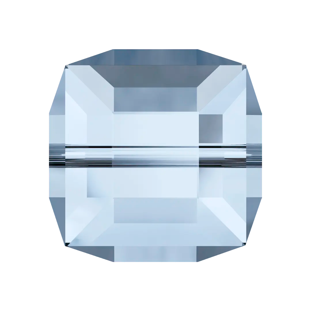 Swarovski Crystal Beads Cube (5601) Crystal Blue Shade