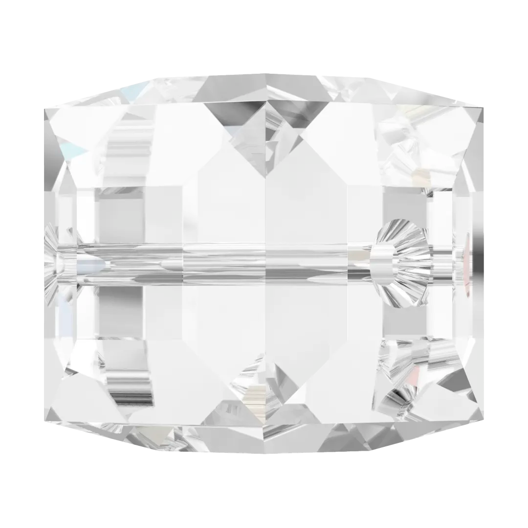 Swarovski Crystal Beads Cube (5601) Crystal