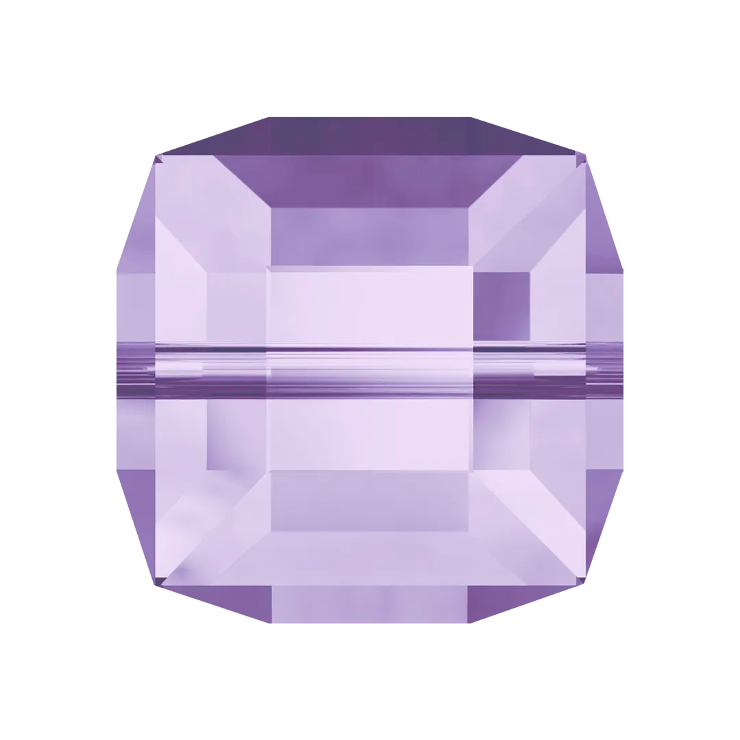 Serinity Crystal Beads Cube (5601) Tanzanite