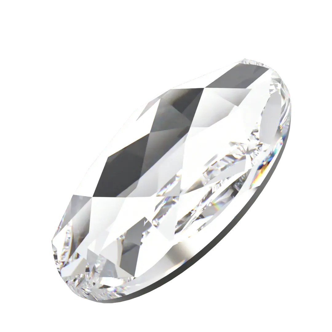 Serinity Hotfix Flat Back Crystals Oval (2603) Crystal