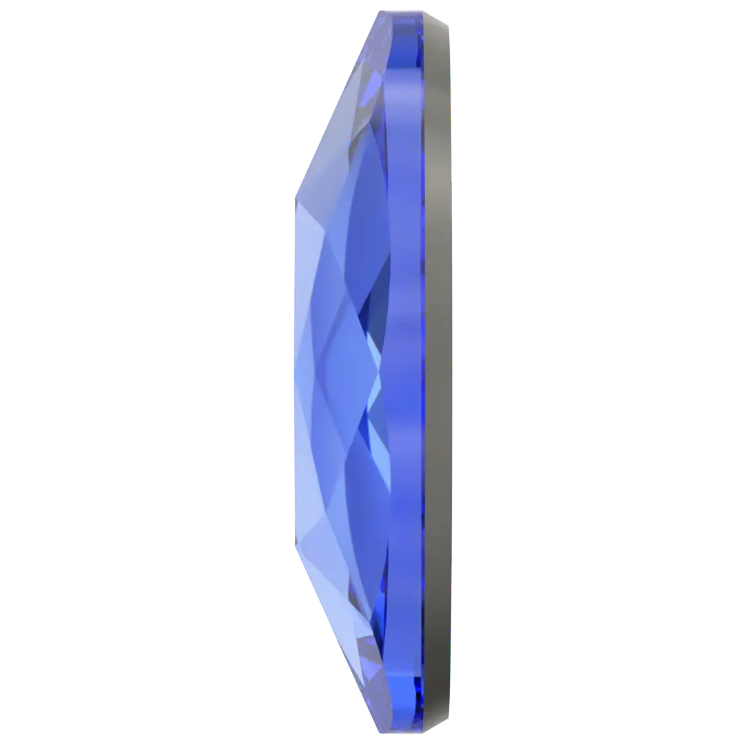 Serinity Hotfix Flat Back Crystals Oval (2603) Sapphire