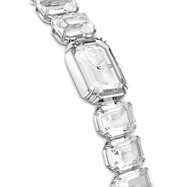 Swarovski Millenia Watch Octagon Cut Bracelet White Stainless Steel