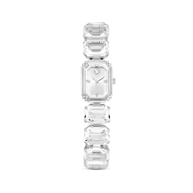 Swarovski Millenia Watch Octagon Cut Bracelet White Stainless Steel