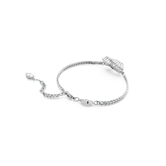 Swarovski Matrix Bracelet Heart White Rhodium Plated