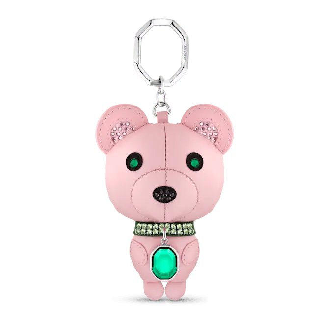 Swarovski Icons Key Ring Bear Multi Coloured Stainless Steel