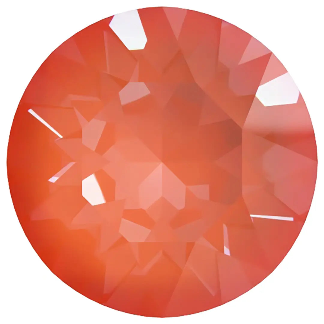 Swarovski Chatons Round Stones (1028 & 1088) Crystal Orange Ignite UNFOILED