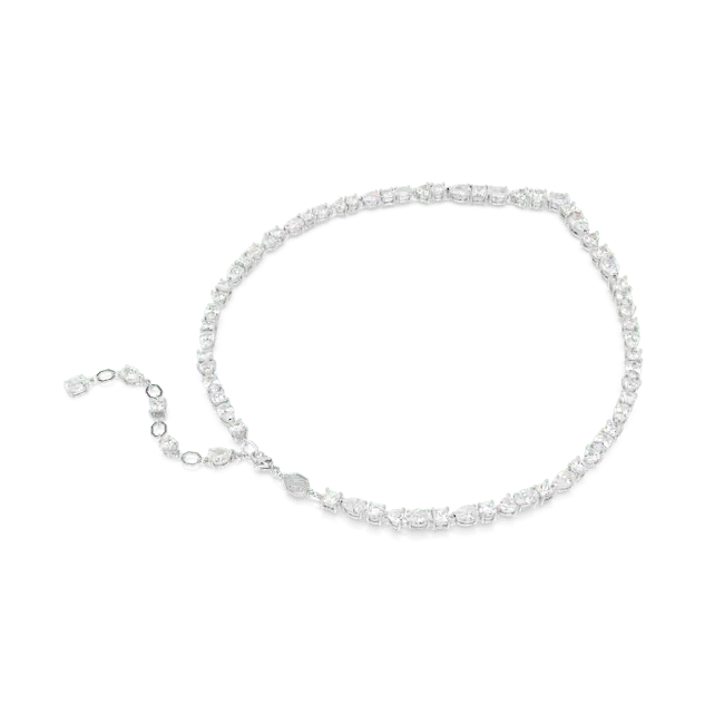 Swarovski Mesmera Necklace Mixed Cuts White Rhodium Plated