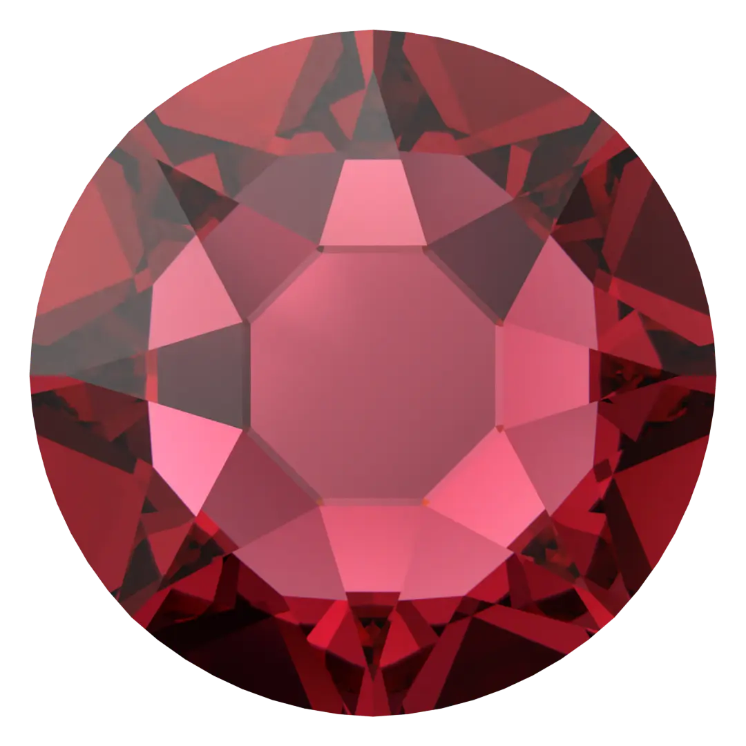 Serinity Flat Back Crystals Non Hotfix (2000, 2058 & 2088) Ruby