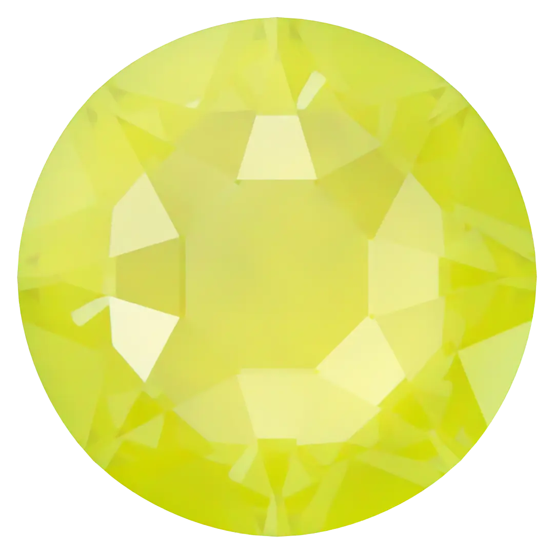 Swarovski Hotfix Flat Back Crystals (2000, 2038 & 2078) Crystal Electric Yellow Ignite