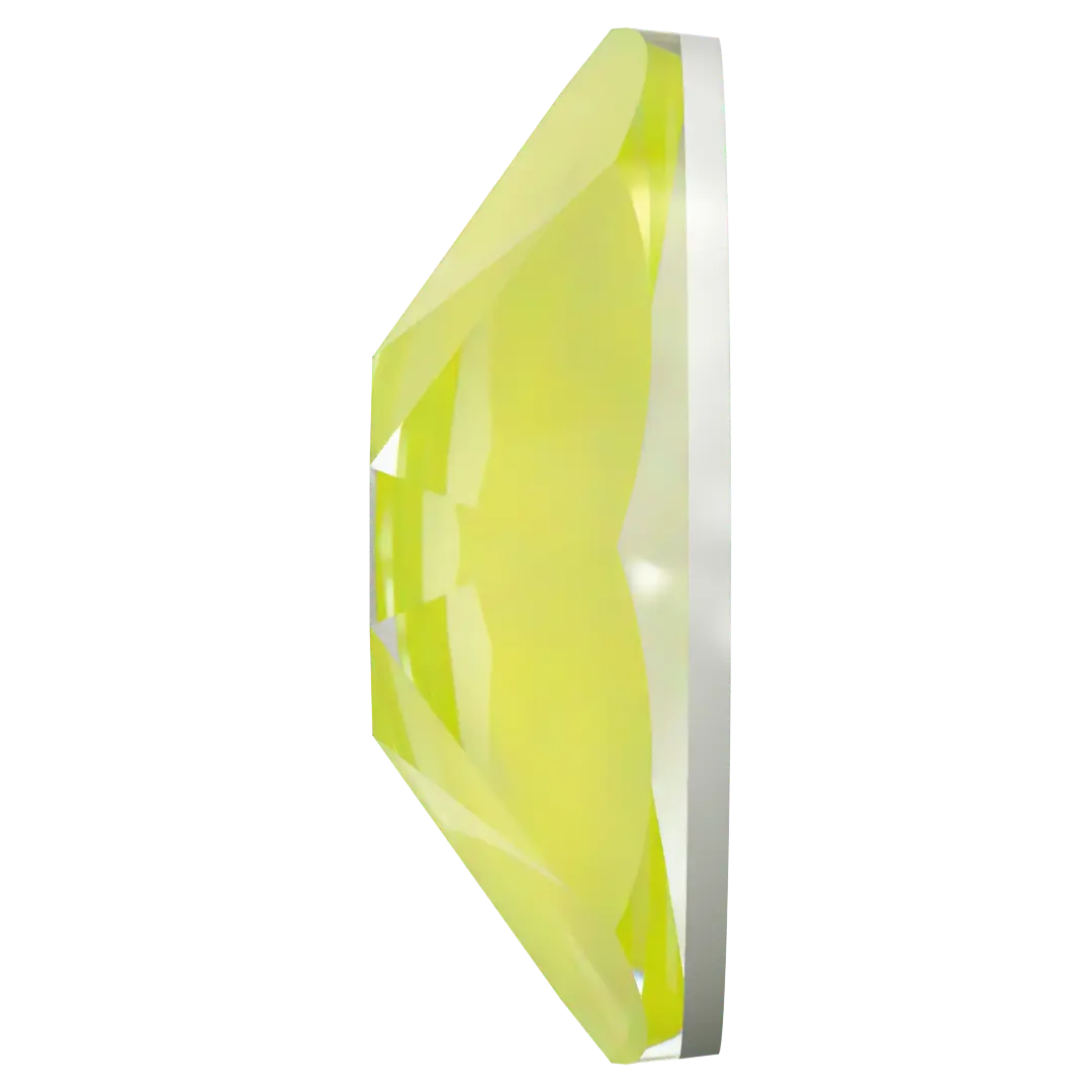 Swarovski Flat Back Crystals Non Hotfix (2000, 2058 & 2088) Crystal Electric Yellow Ignite UNFOILED