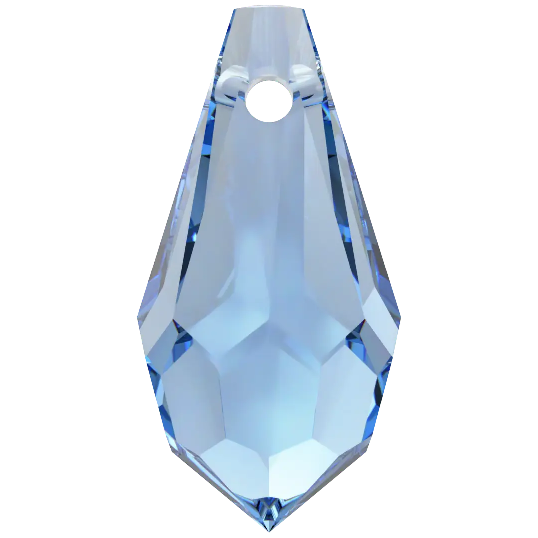 Swarovski Pendants Teardrop (6000) Recreated Ice Blue