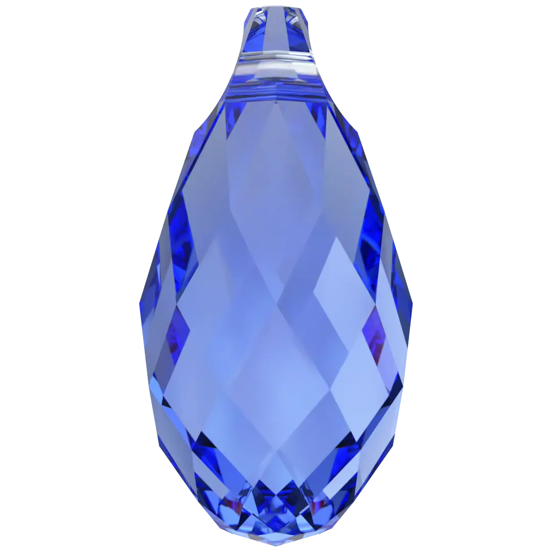 Swarovski Pendants Briolette (6010) Sapphire