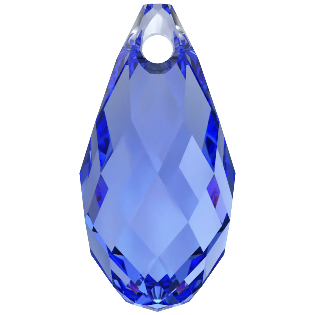 Swarovski Pendants Briolette (6010) Sapphire