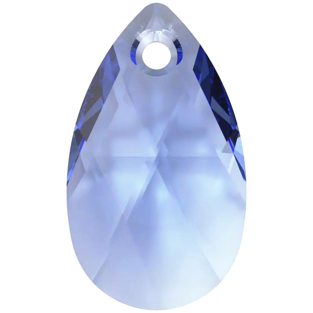 Swarovski Pendants Peardrop (6106) Sapphire