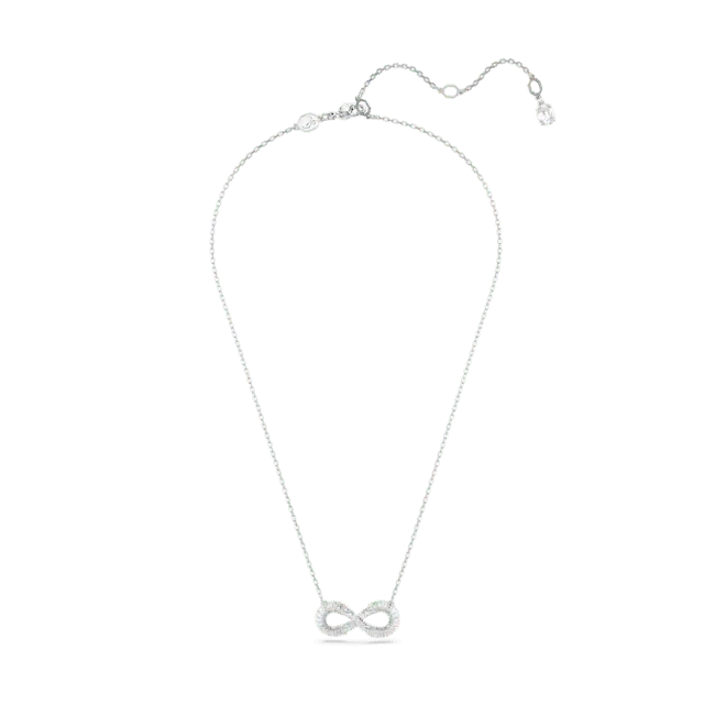 Swarovski Hyperbola Pendant Infinity White Rhodium Plated