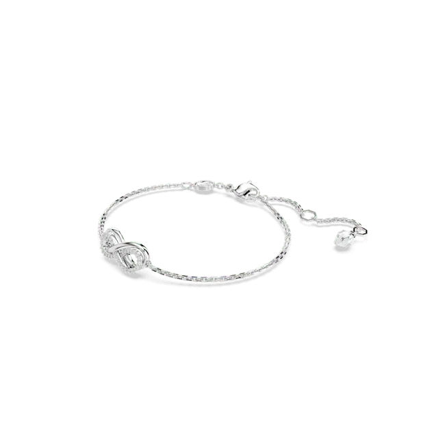 Swarovski Hyperbola Bracelet Infinity White Rhodium Plated