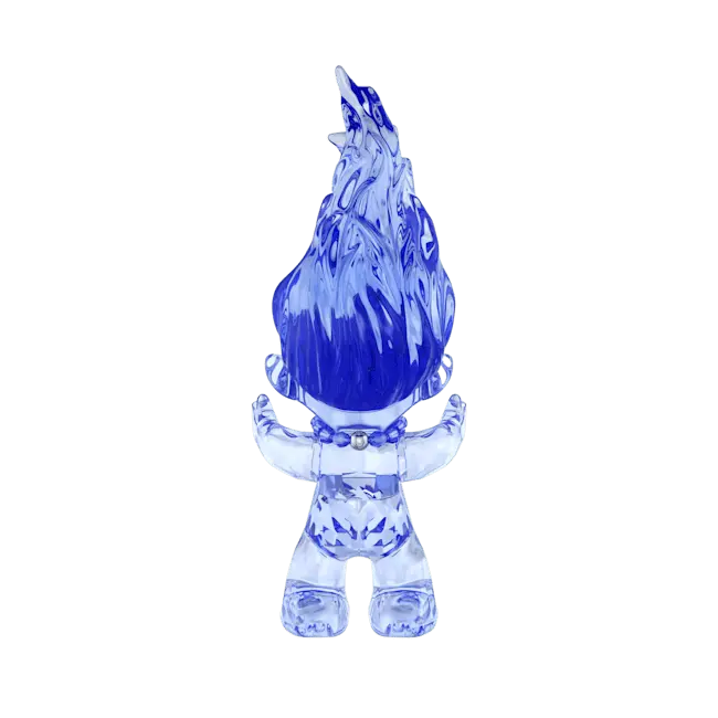 Swarovski Good Luck Troll Blue