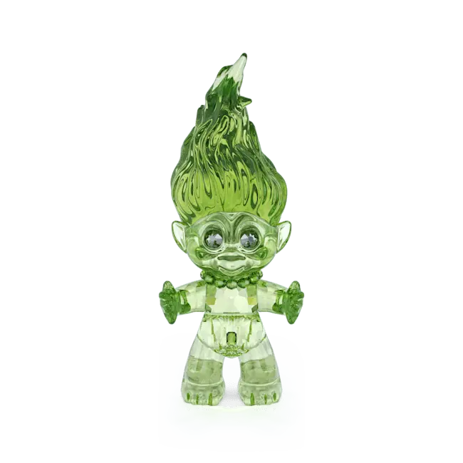 Swarovski Good Luck Troll Green