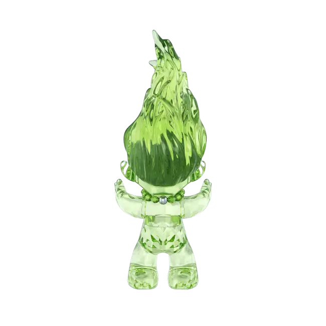 Swarovski Good Luck Troll Green