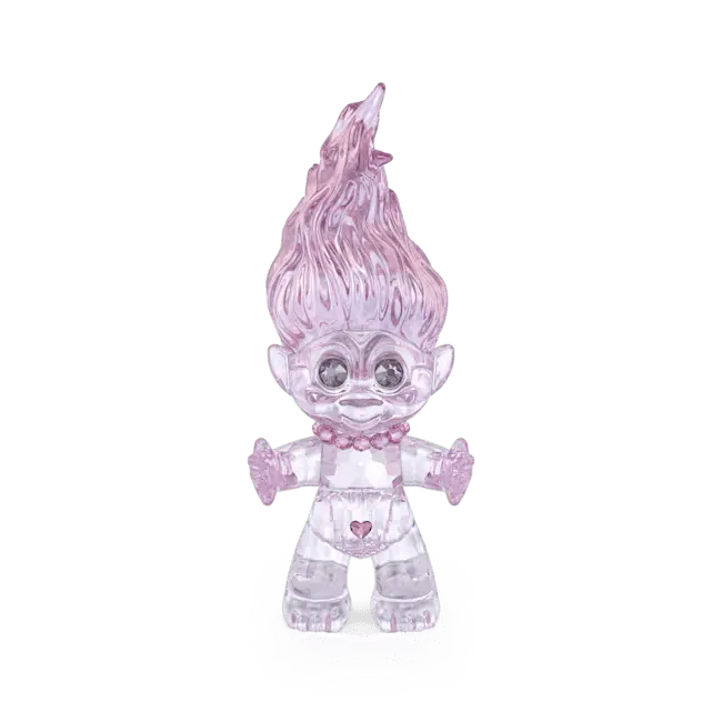 Swarovski Good Luck Troll Pink