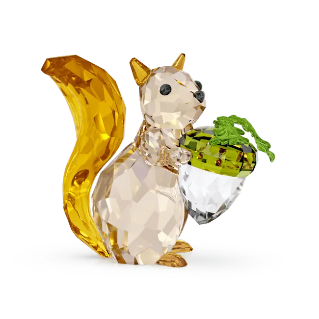 Swarovski Idyllia Squirrel and Acorn