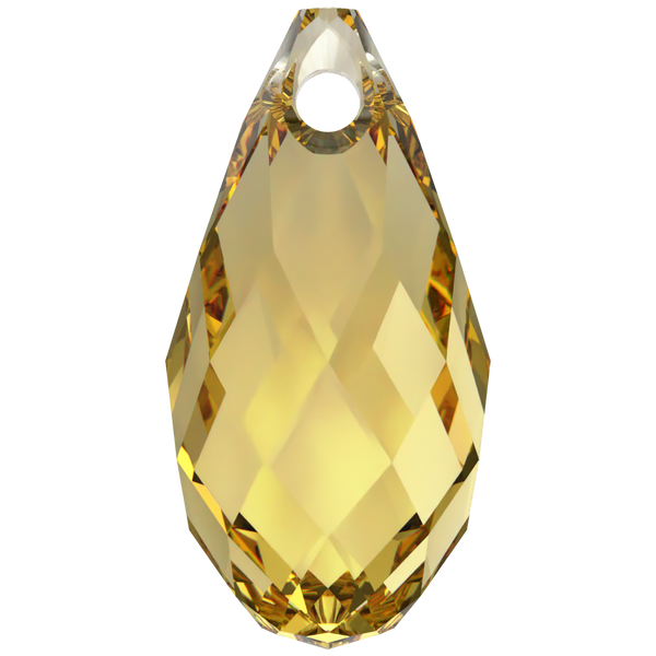 Serinity Pendants Briolette (6010) Dark Jonquil