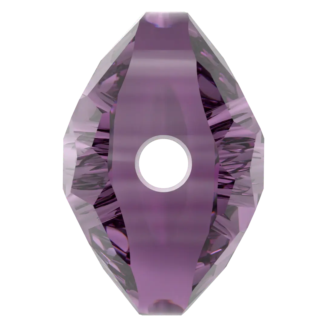 Swarovski Crystal Beads Fantasy Round (5034) Amethyst