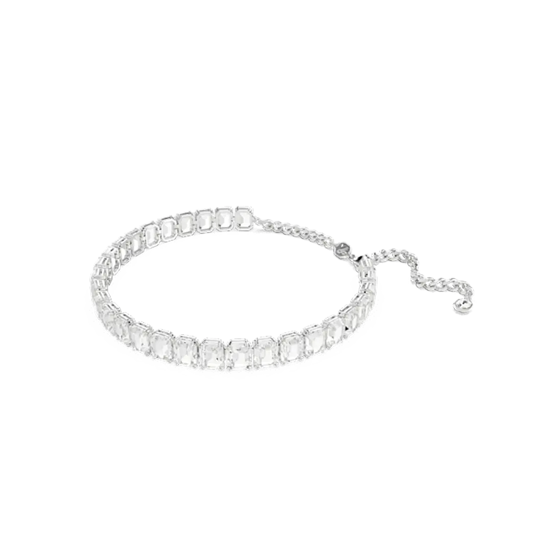 Swarovski Millenia Choker Octagon Cut White Rhodium Plated