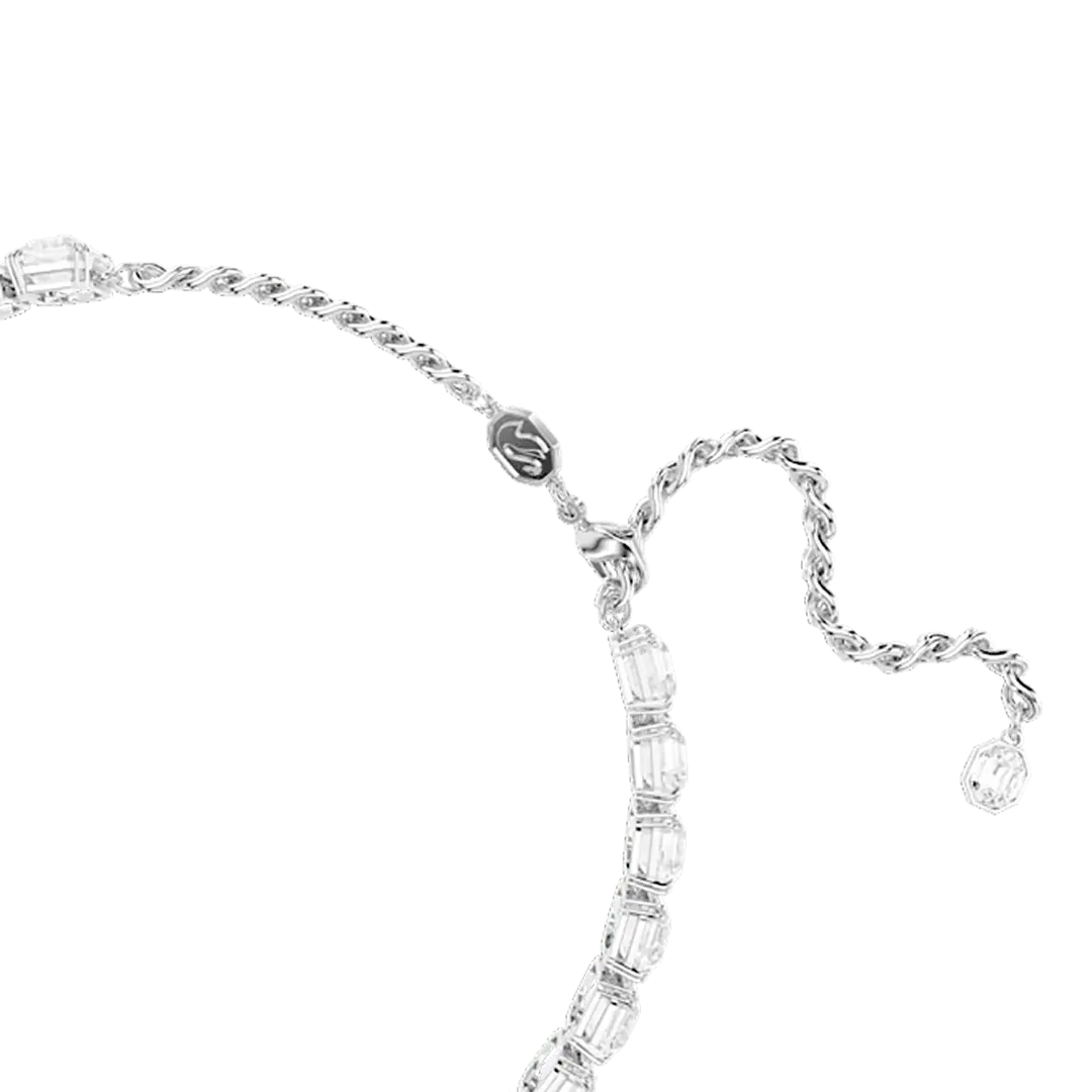 Swarovski Millenia Choker Octagon Cut White Rhodium Plated