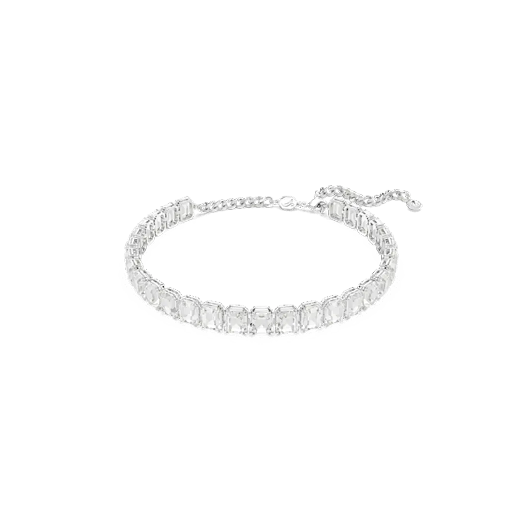 Swarovski Millenia Choker Octagon Cut White Rhodium Plated