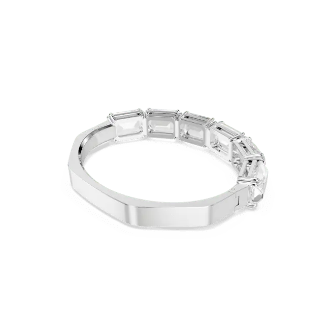 Swarovski Millenia Bangle Octagon Cut White Rhodium Plated