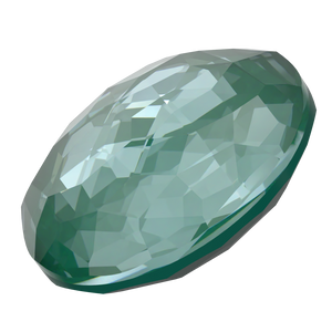 Serinity Chatons Round Stones Thin (1383) Crystal Pine Green Ignite UNFOILED