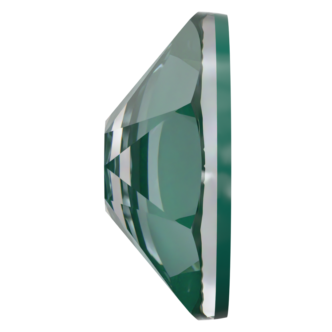 Serinity Flat Back Crystals Non Hotfix (2000, 2058 & 2088) Crystal Pine Green Ignite UNFOILED