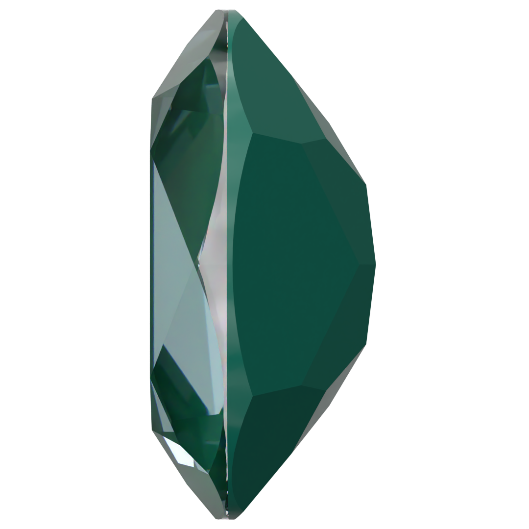 Swarovski Fancy Stones Oval (4120) Crystal Pine Green Ignite UNFOILED