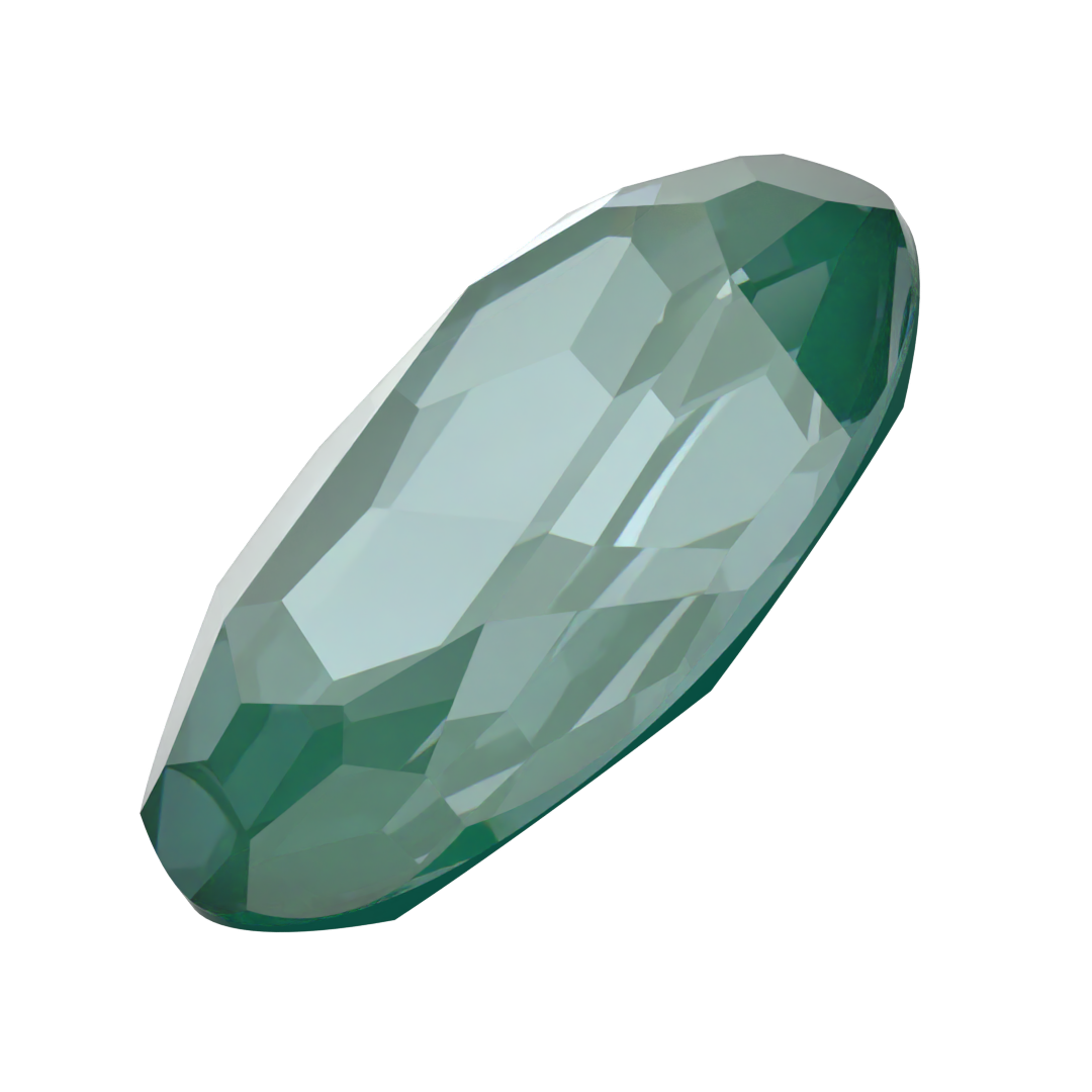 Swarovski Fancy Stones Big Oval (4127) Crystal Pine Green Ignite UNFOILED