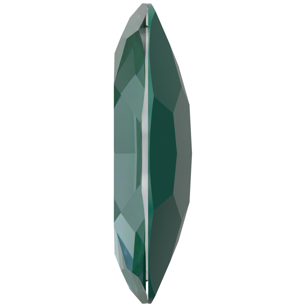 Swarovski Fancy Stones Big Oval (4127) Crystal Pine Green Ignite UNFOILED