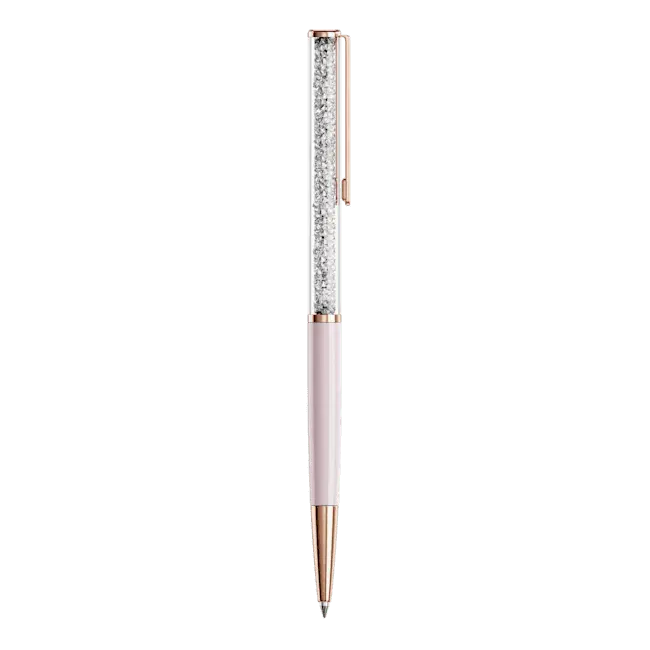 Swarovski Crystalline Silk Ballpoint Pen Pink Rose Gold-Tone Plated