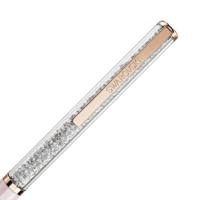 Swarovski Crystalline Silk Ballpoint Pen Pink Rose Gold-Tone Plated