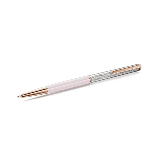 Swarovski Crystalline Silk Ballpoint Pen Pink Rose Gold-Tone Plated