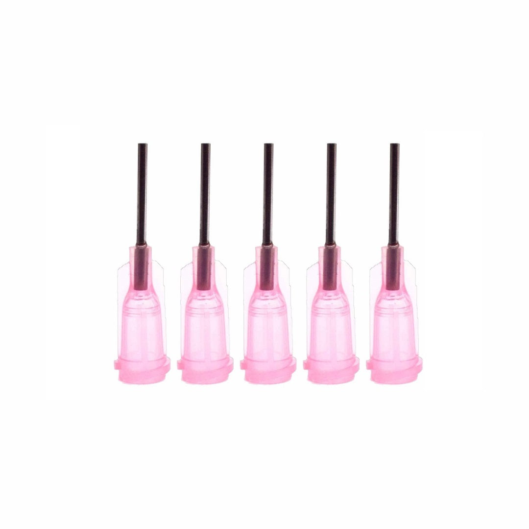 Syringe Dispensing Tips Pink 18 Gauge