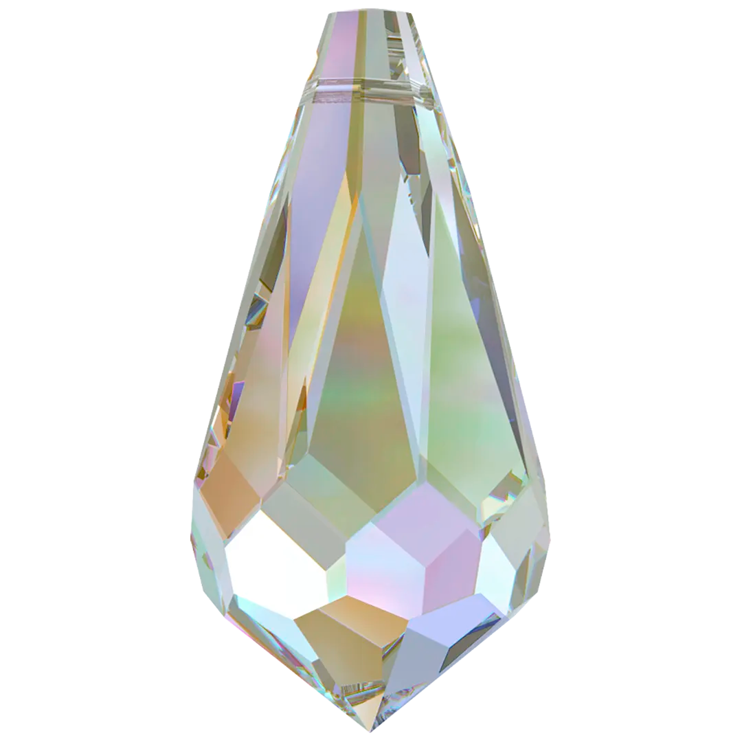 Swarovski Pendants Teardrop (6000) Crystal Paradise Shine