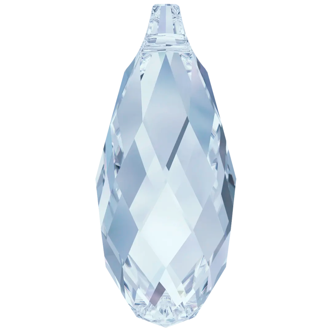 Swarovski Pendants Briolette (6010) Crystal Blue Shade