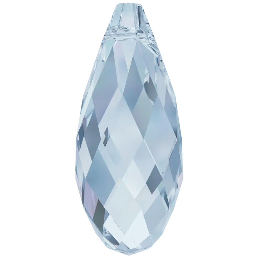 Swarovski Pendants Briolette (6010) Crystal Blue Shade